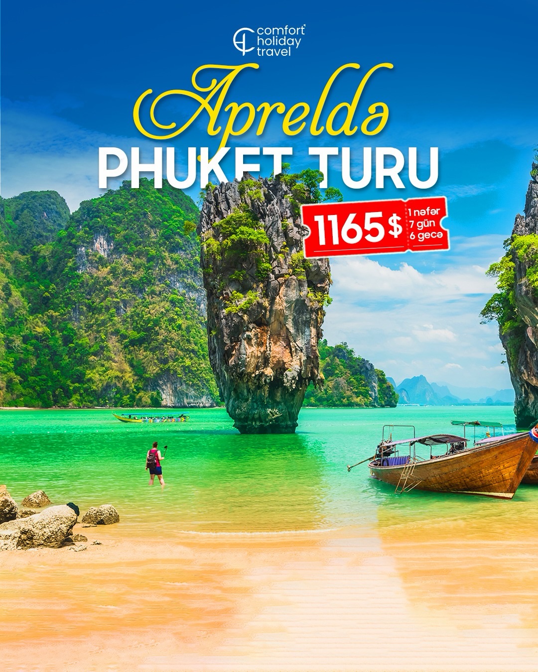 Apreldə Phuket turu