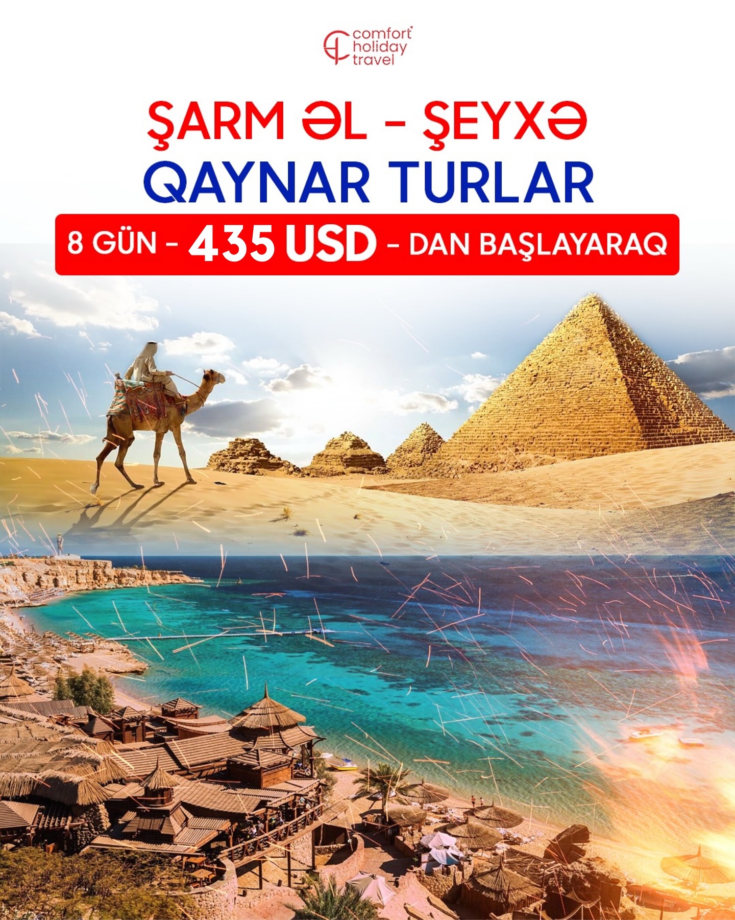 ☀️🌴 Şarm Əl-Şeyxdə qışın ortasında yay əhvalı! 🌴☀️